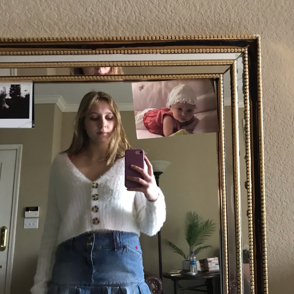 White sweater